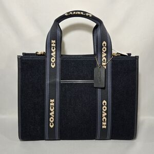 Coach New York Dark Denim SMTH Tote Purse